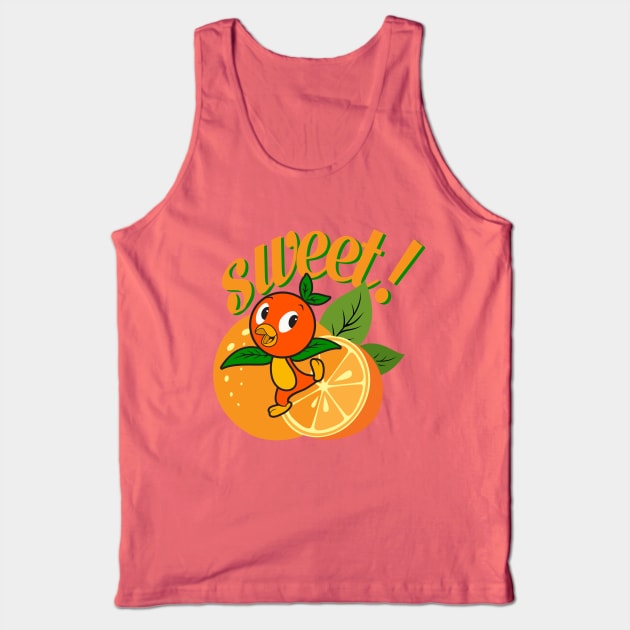 Sweet Orange Tank Top by EnchantedTikiTees